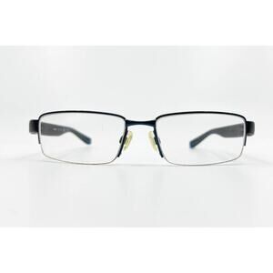Nike 8165 413 Eyeglasses Frames Mens Black Half-Rim 53-17-140 12249